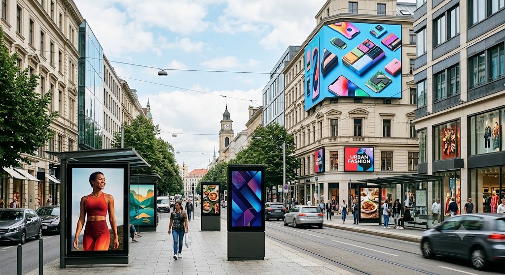 Multimedialne stojaki informacyjne